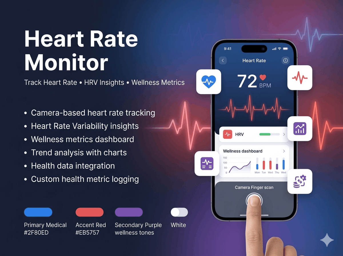 Heart Monitor: Measure BP & HR